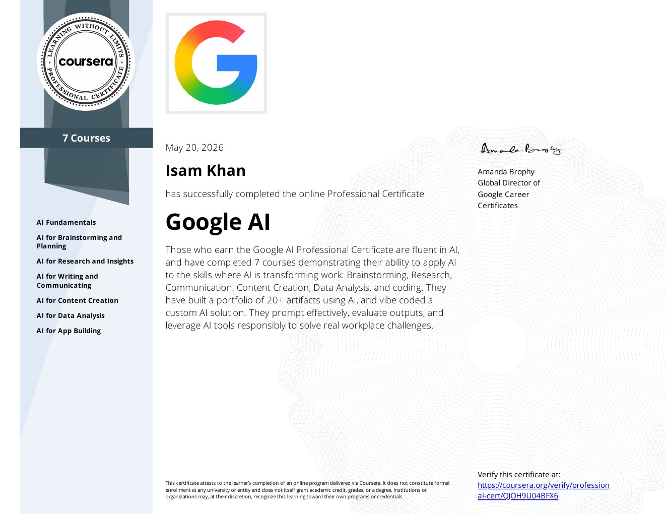 Google AI Professional